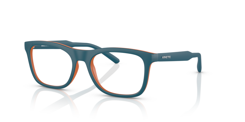  transparent/matte top blue teal on orange