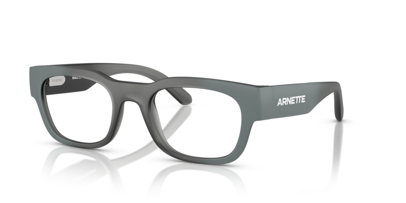  demo lens/transparent matte grey gradient