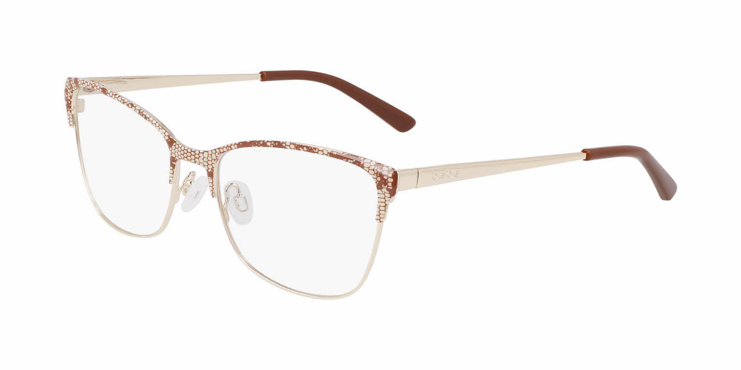  clear lens/brown gold