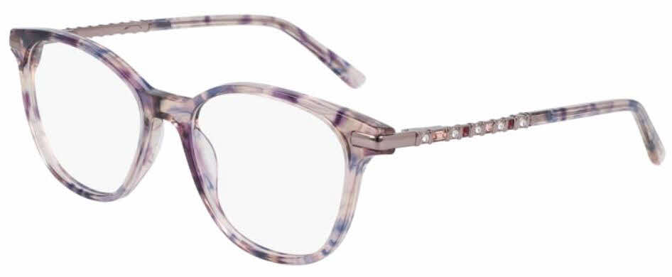  clear lens/plum floral