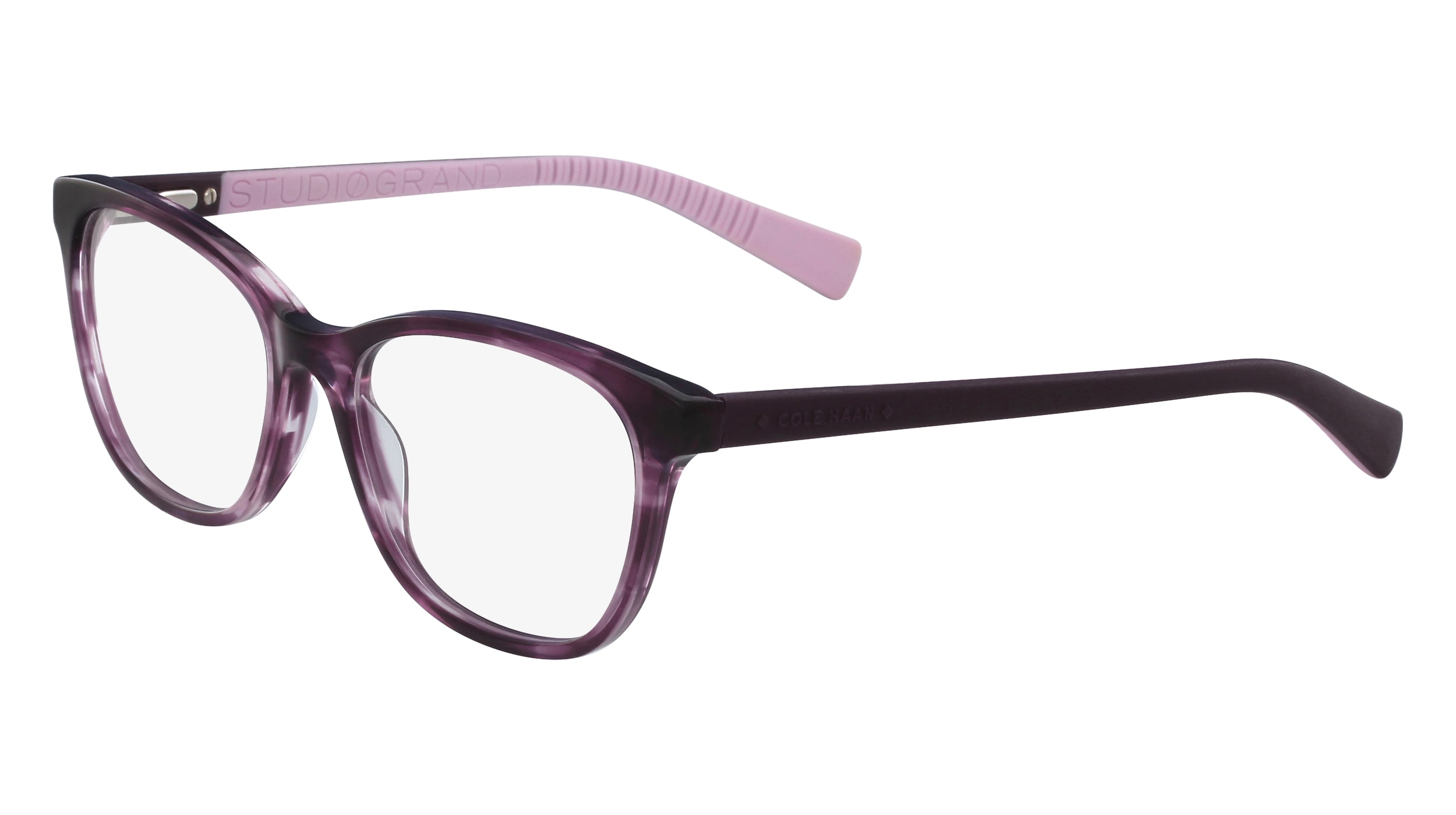  clear lenses/purple horn