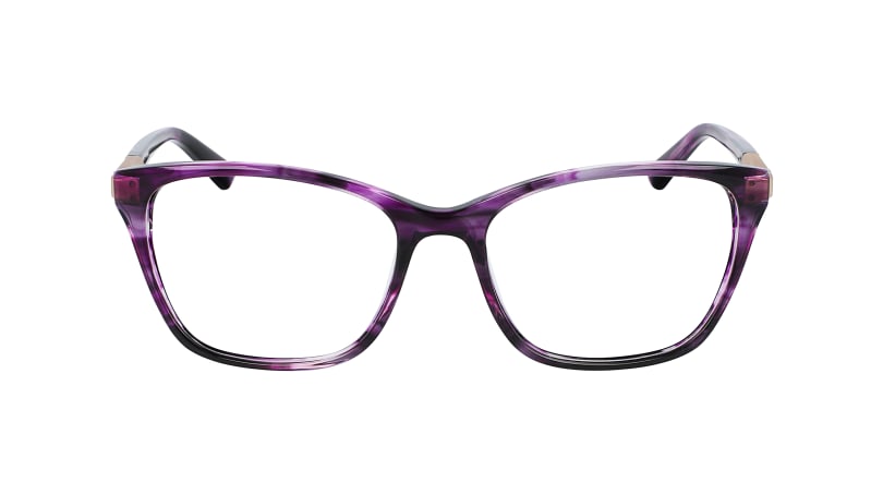  clear lenses/plum horn