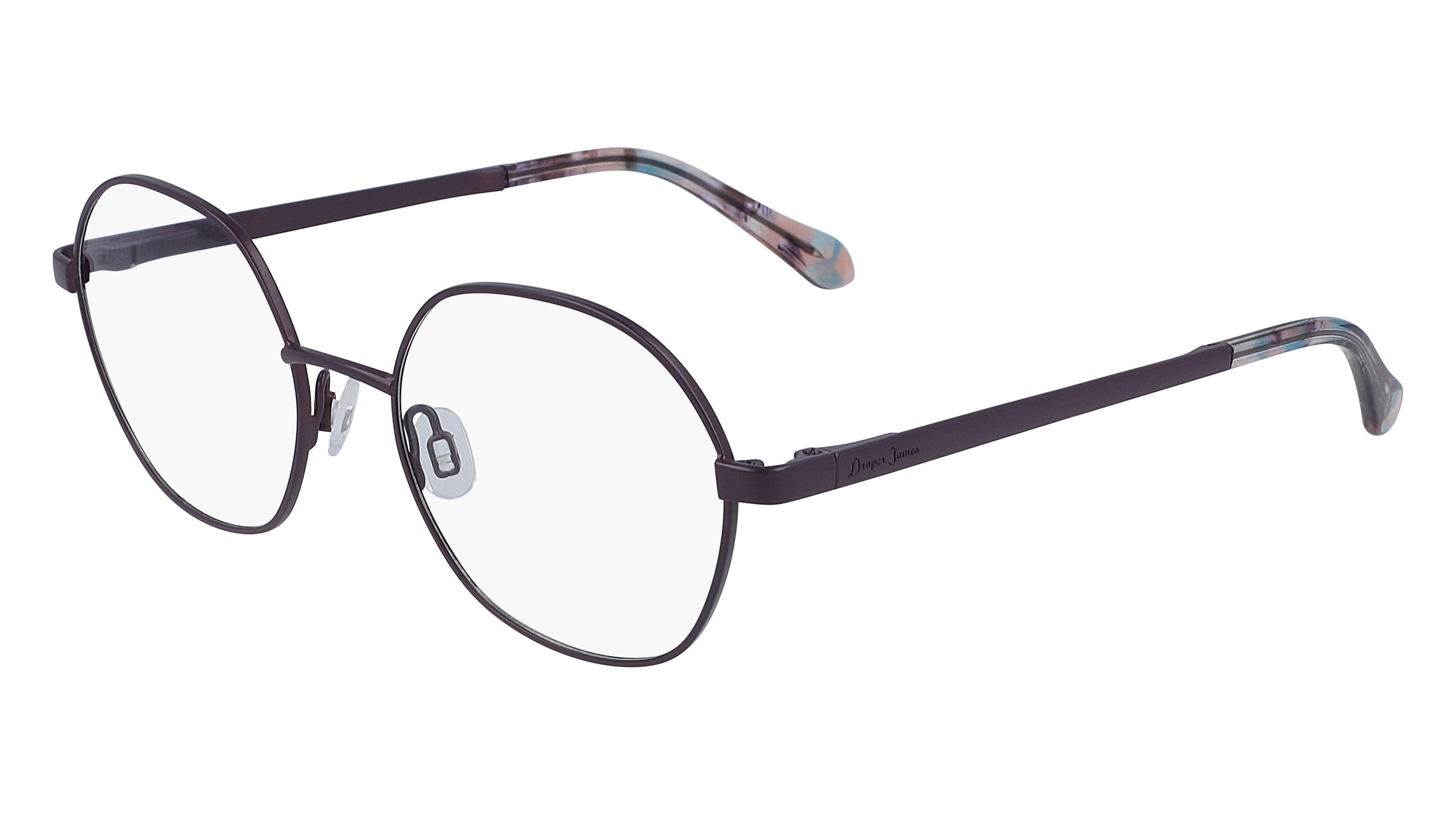  clear lenses/black orchid