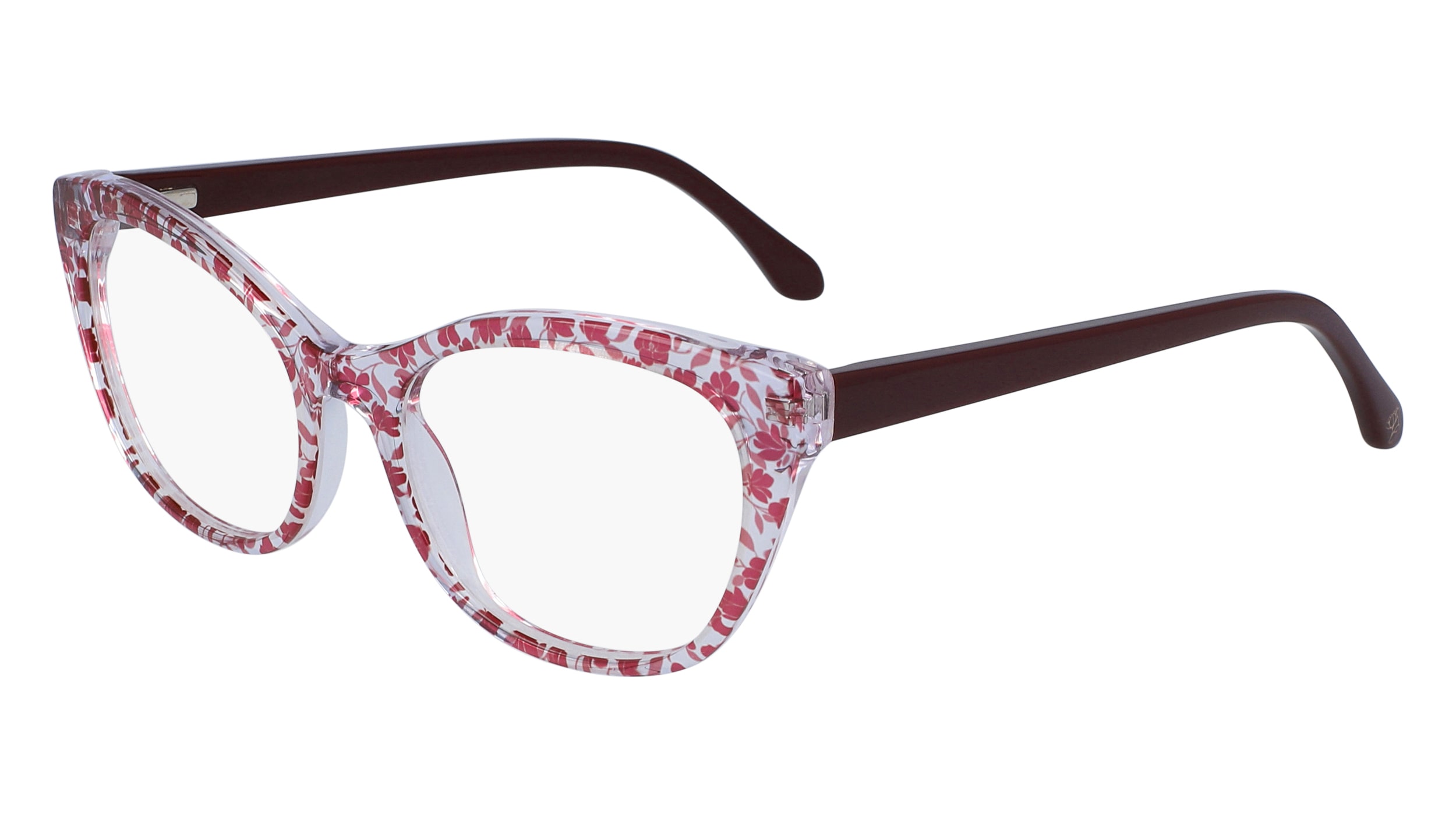  clear lenses/blush floral