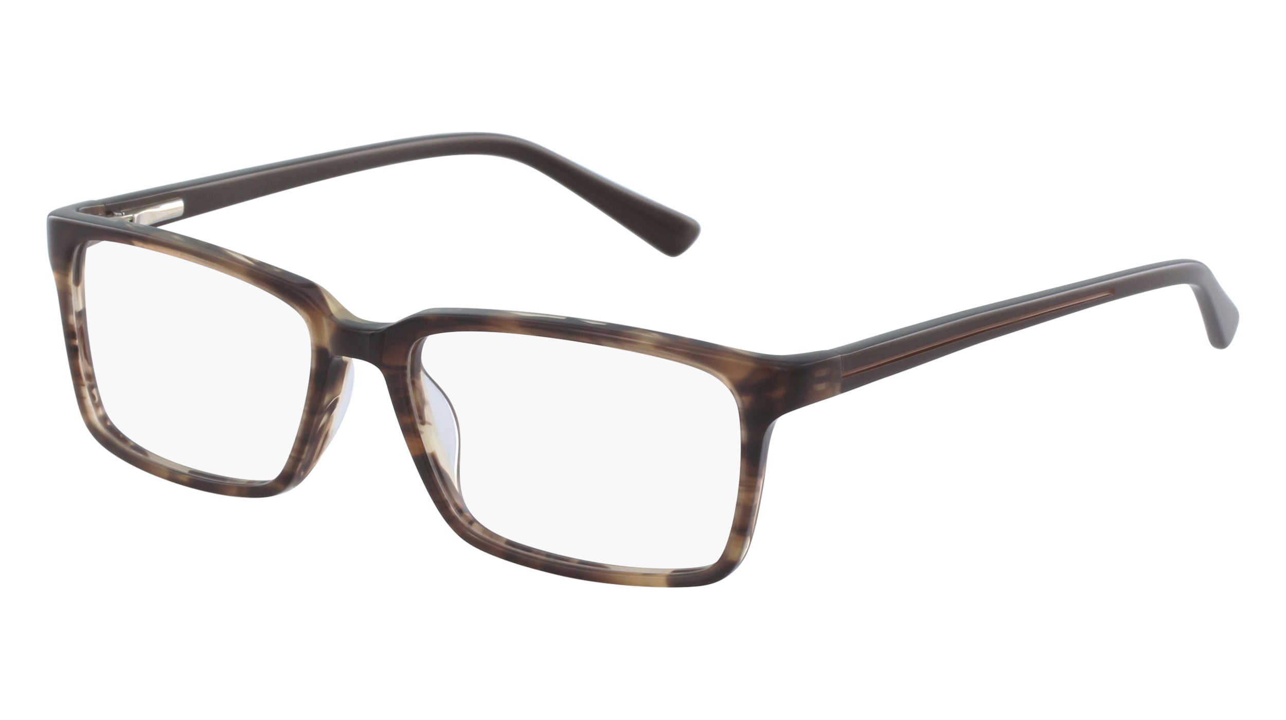 clear lenses/brown horn