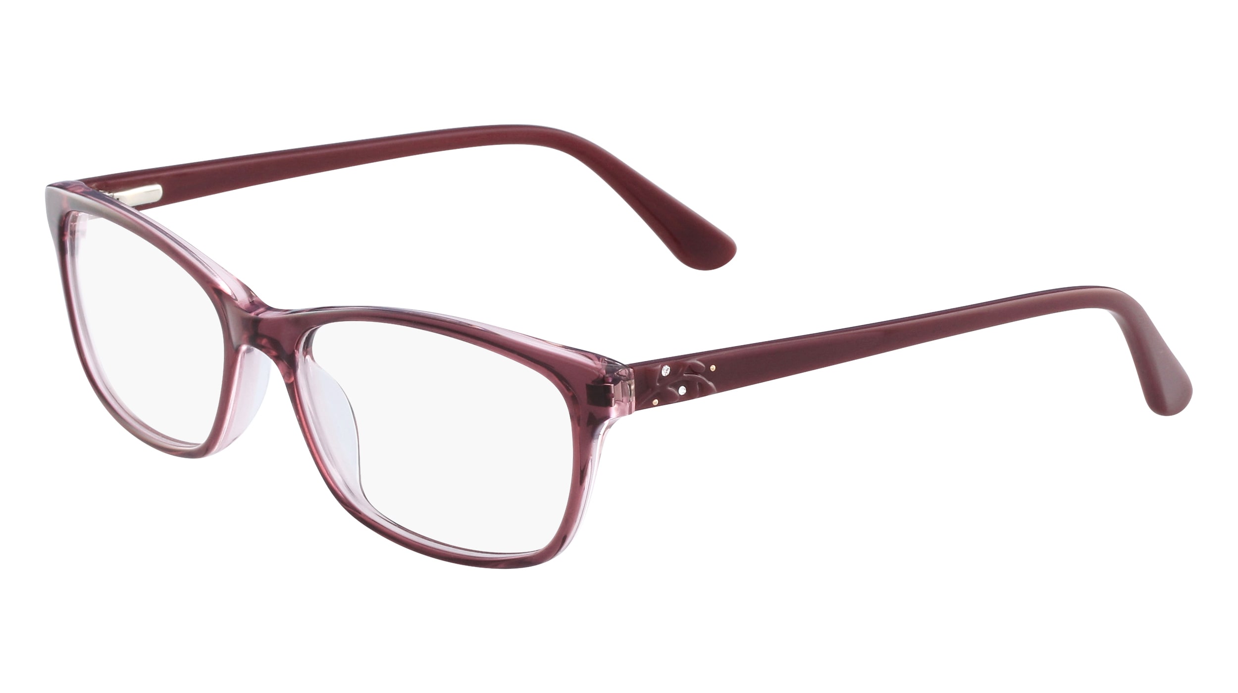  clear lenses/merlot