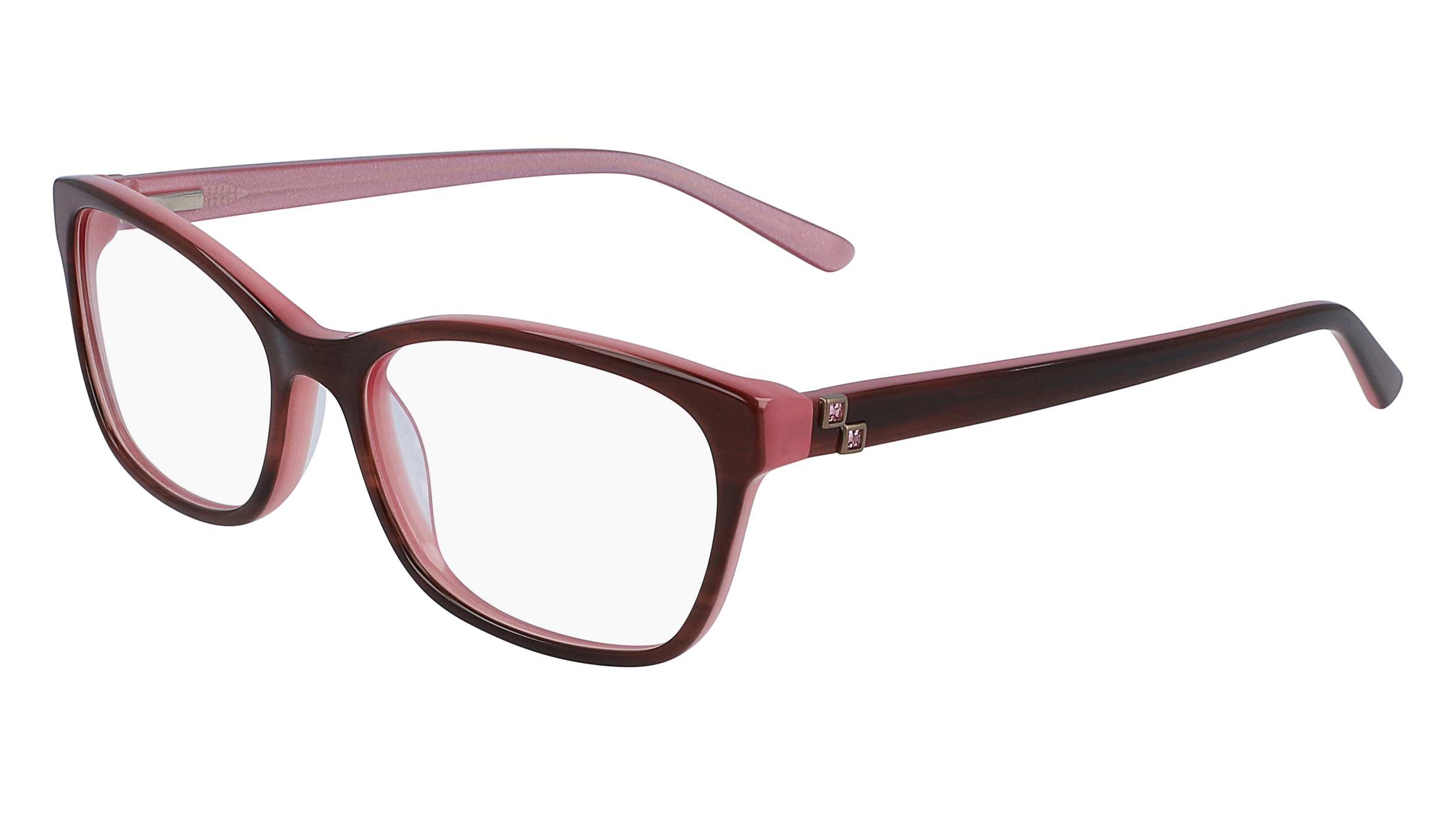  clear lenses/merlot horn
