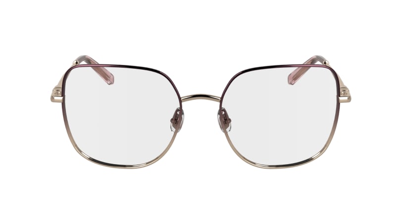  clear lenses/rose gold/burgundy