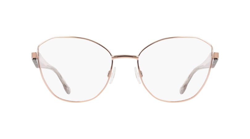  clear lenses/rose gold