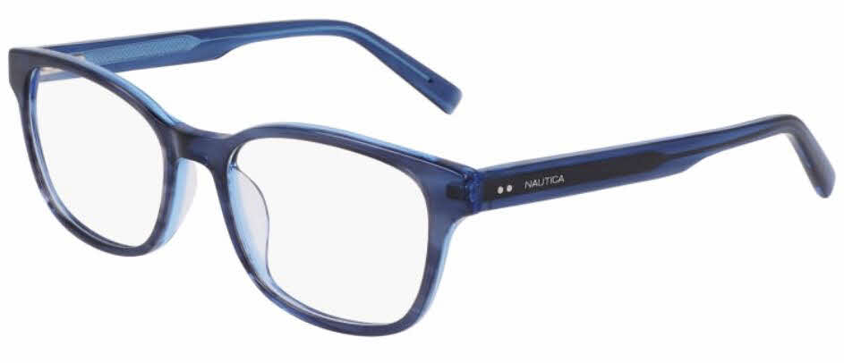  clear lens/navy horn