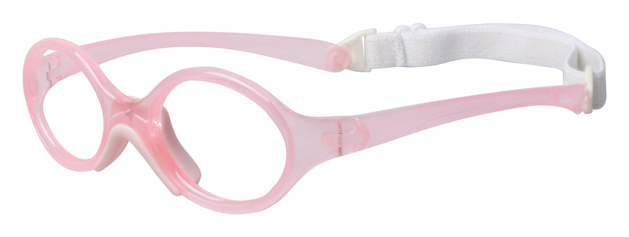  clear lenses/baby pink