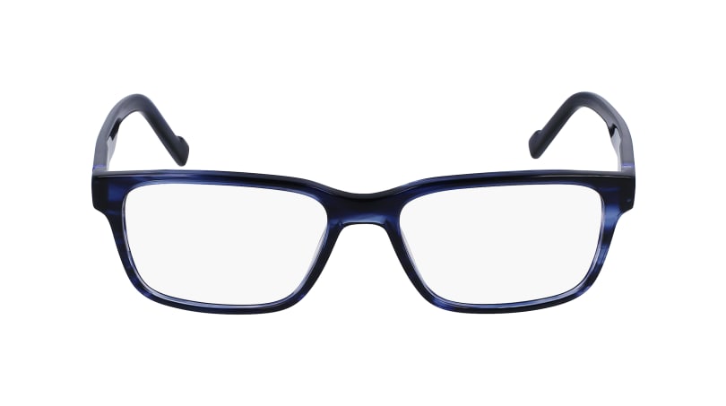  clear lenses/striped blue