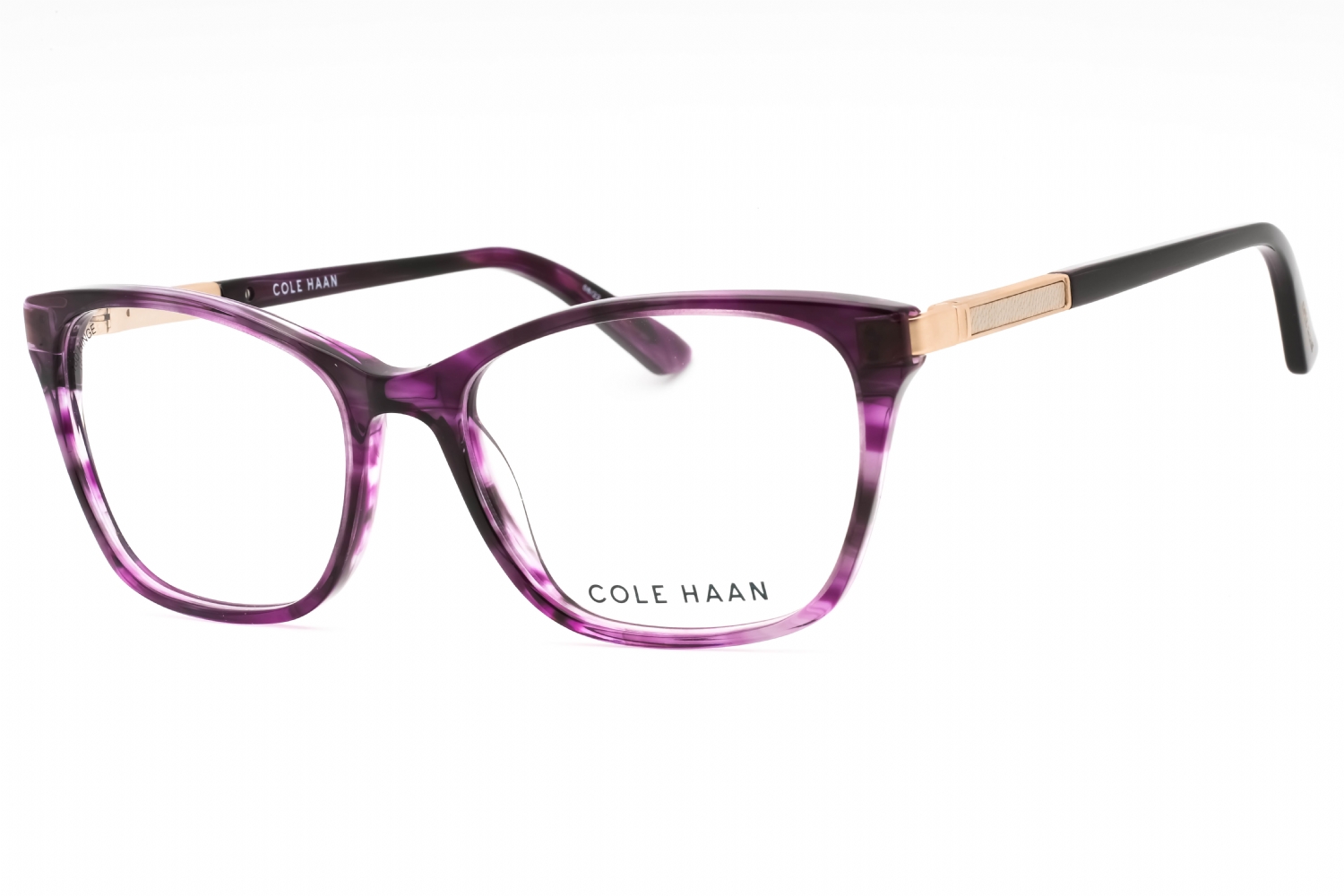  clear demo lens/plum horn