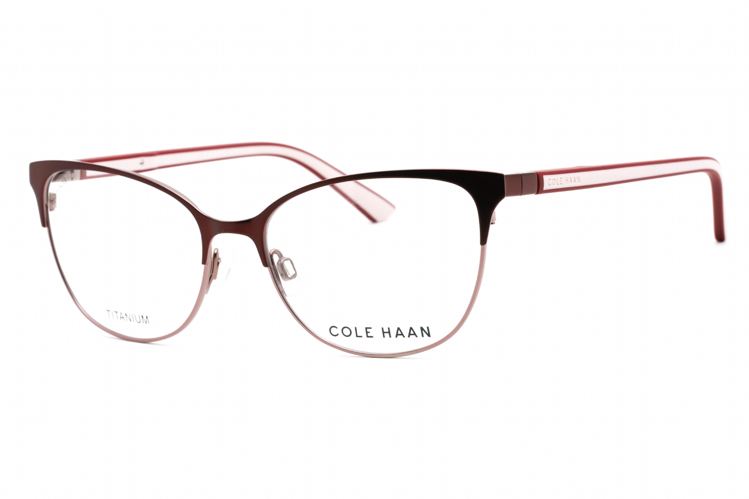  clear lens/burgundy