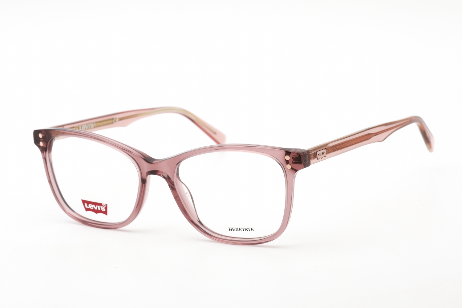  clear demo lens/pink
