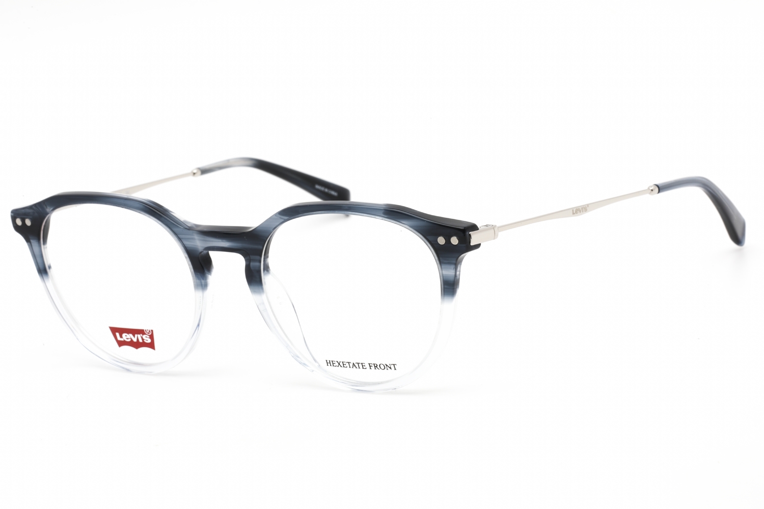  clear lens/blue horn