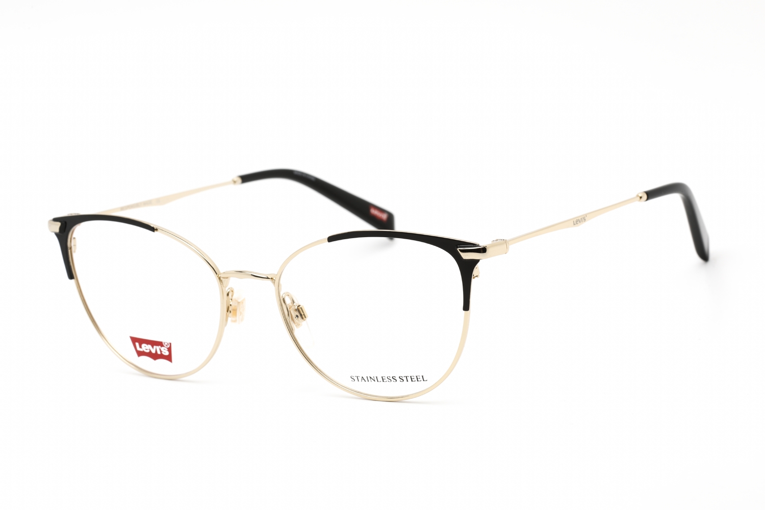  clear demo lens/gold black