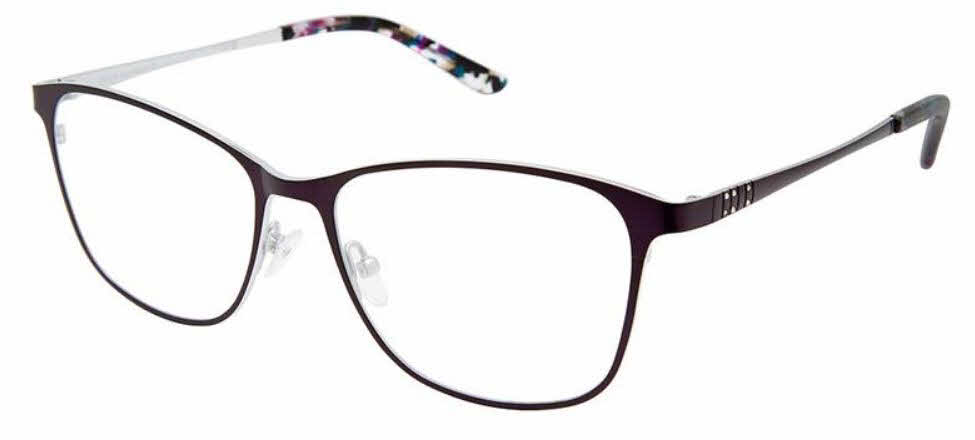 clear lens/eggplant