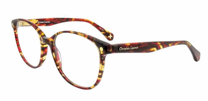  clear lens/red tortoise