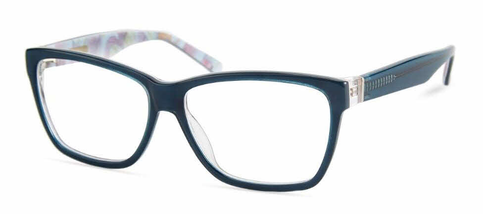  clear lens/blue pattern