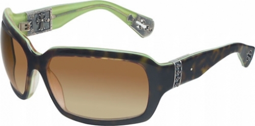  tortoise/ lime green