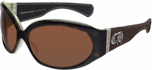  green/brown pony leather
