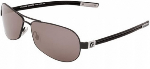  matte black/black leather