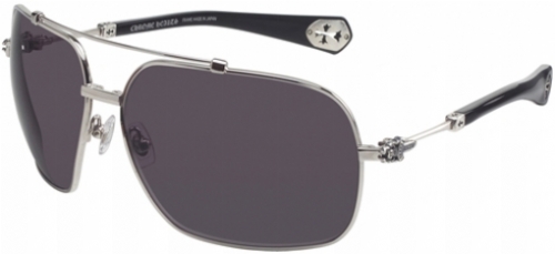  shiny silver/black