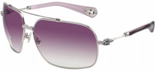  shiny silver/burgundy pink
