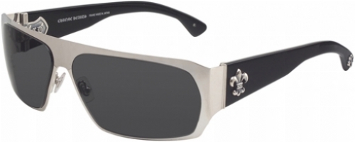  shiny silver/black