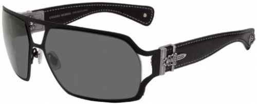  matte black/black leather