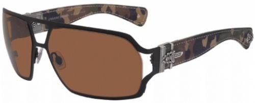 matte black/camo leather
