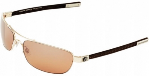  gold/ brown leather