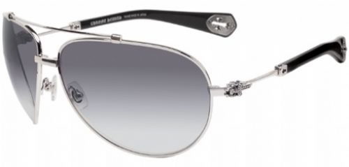  shiny silver/black