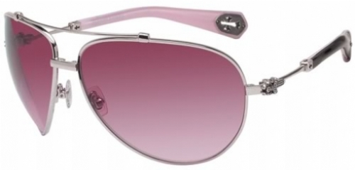  shiny silver/plack/pink