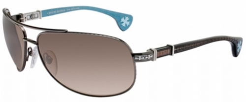  dark brown/tortoise/blue/ crosses