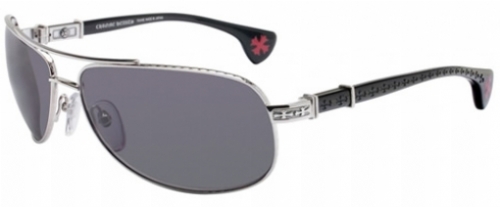  shiny silver/black
