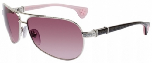  shiny silver/burgundy/ pink