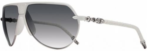  as shown/white shiny silver