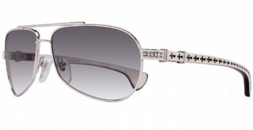  shiny silver/white ebony wood