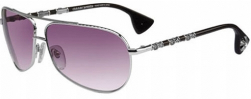  shiny silver/burgundy