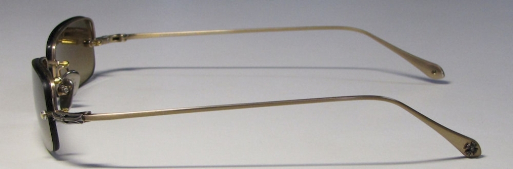  brown gradient/brushed gold