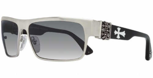  brushed silver/black