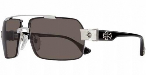  brushed silver/black