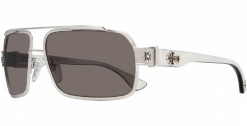  brushed silver/white ebony wood
