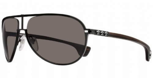  matte black/ebony wood