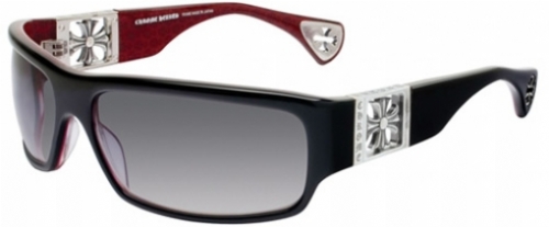  black/ oxblood/ crosses