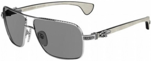  as shown/shiny silver white ebony wood