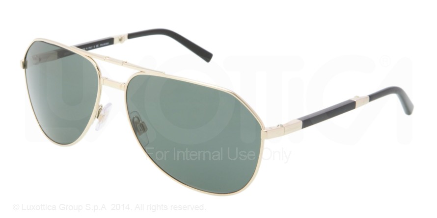  crystal green polarized/pale gold plated